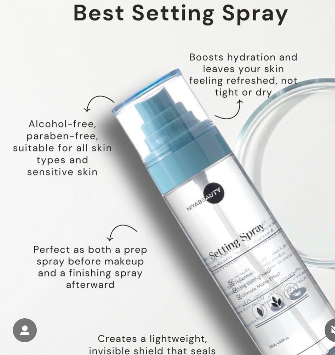 Niya Beauty Setting Spray